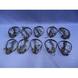 Lot of 10 DeVry Wired Headphones